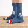 Men's Skull Cotton Pure Cotton Socks