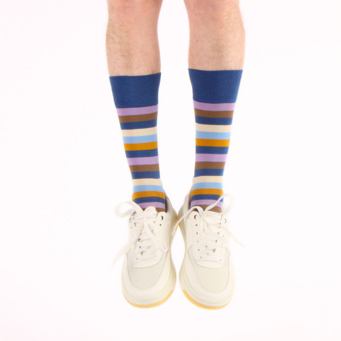 Men's Signature Stripe Cotton Socks