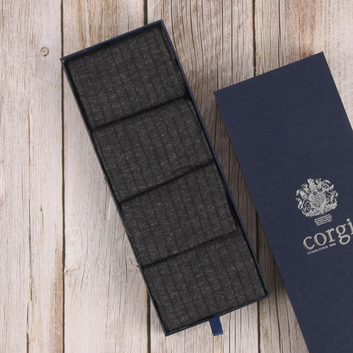 Men's 4-Pair Brecon Cotton Socks