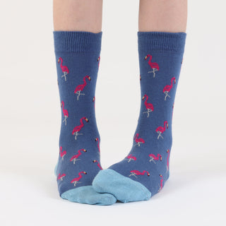 Children's Flamingo Cotton Socks - Corgi Socks