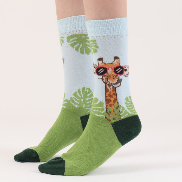 Children's Fun Giraffe Cotton Socks - Corgi Socks