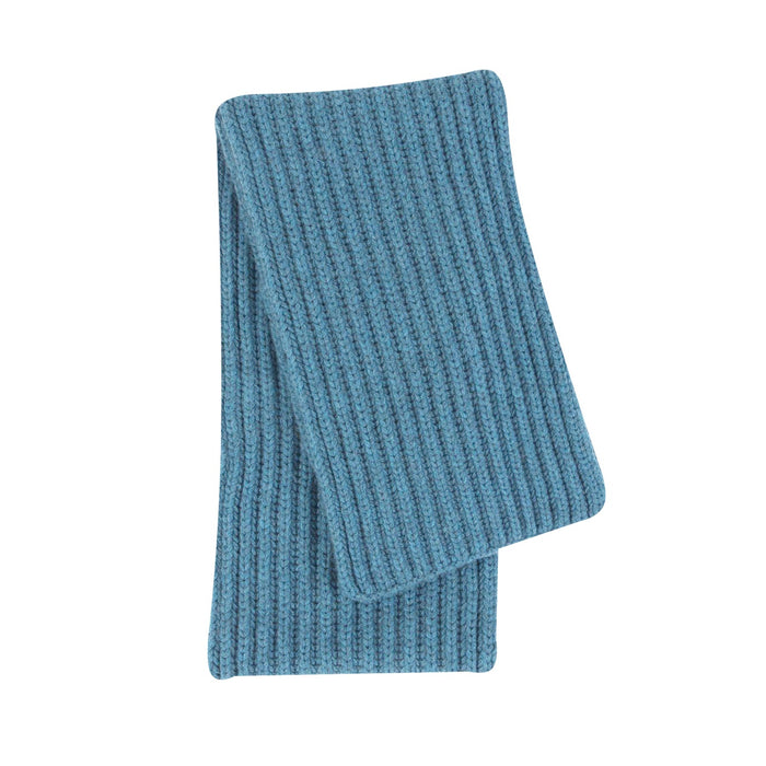 Chunky Ribbed Cashmere Scarf - Corgi Socks