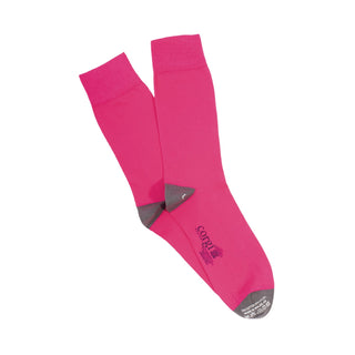 Contrast Heel & Toe Cotton Socks - Corgi Socks