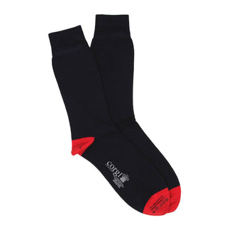Contrast Heel & Toe Merino Wool Socks - Corgi Socks