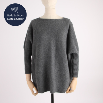 Women's Cashmere Draped Sweater