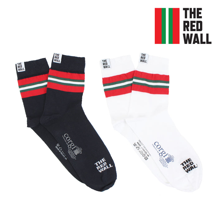 Red Wall set of 2 pairs on a white background.