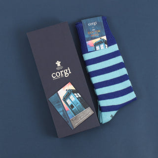 Women's Luxury Doctor Who Striped Cashmere & Cotton Socks