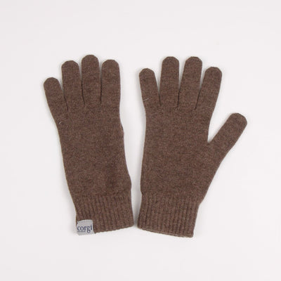 brown gloves