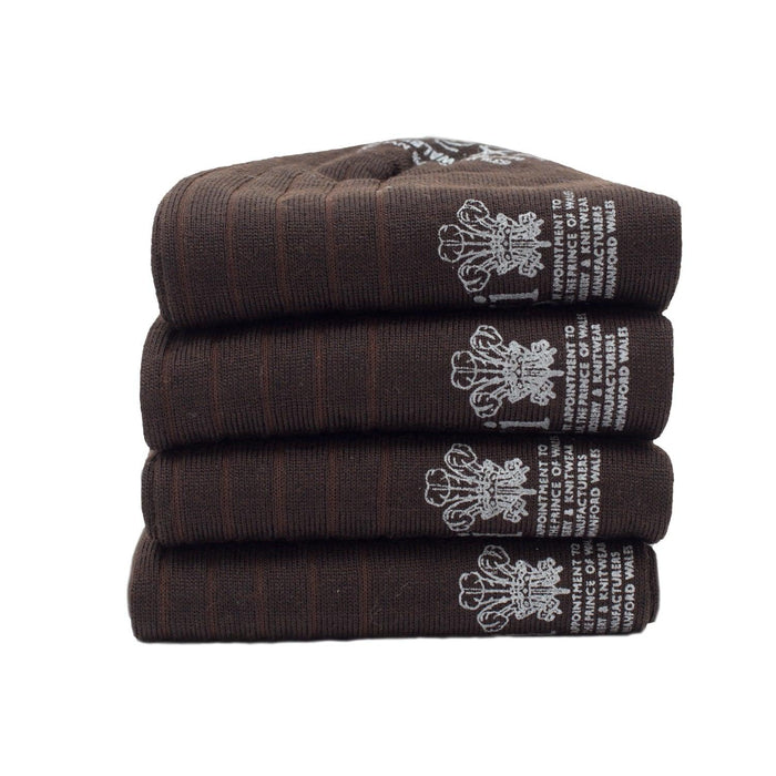 Men's 4-Pair Ribbed Merino Wool Gift Box - Corgi Socks