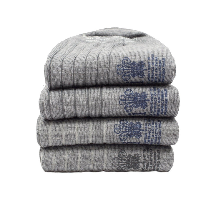 Men's 4-Pair Ribbed Merino Wool Gift Box - Corgi Socks