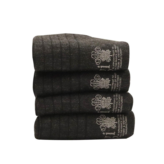 Men's 4-Pair Ribbed Merino Wool Gift Box - Corgi Socks