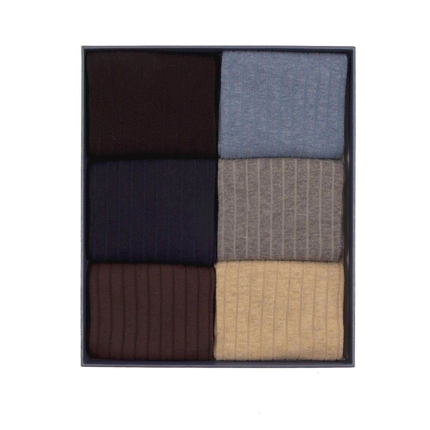 Men's Classic 6-Pair Cotton Gift Box - Corgi Socks