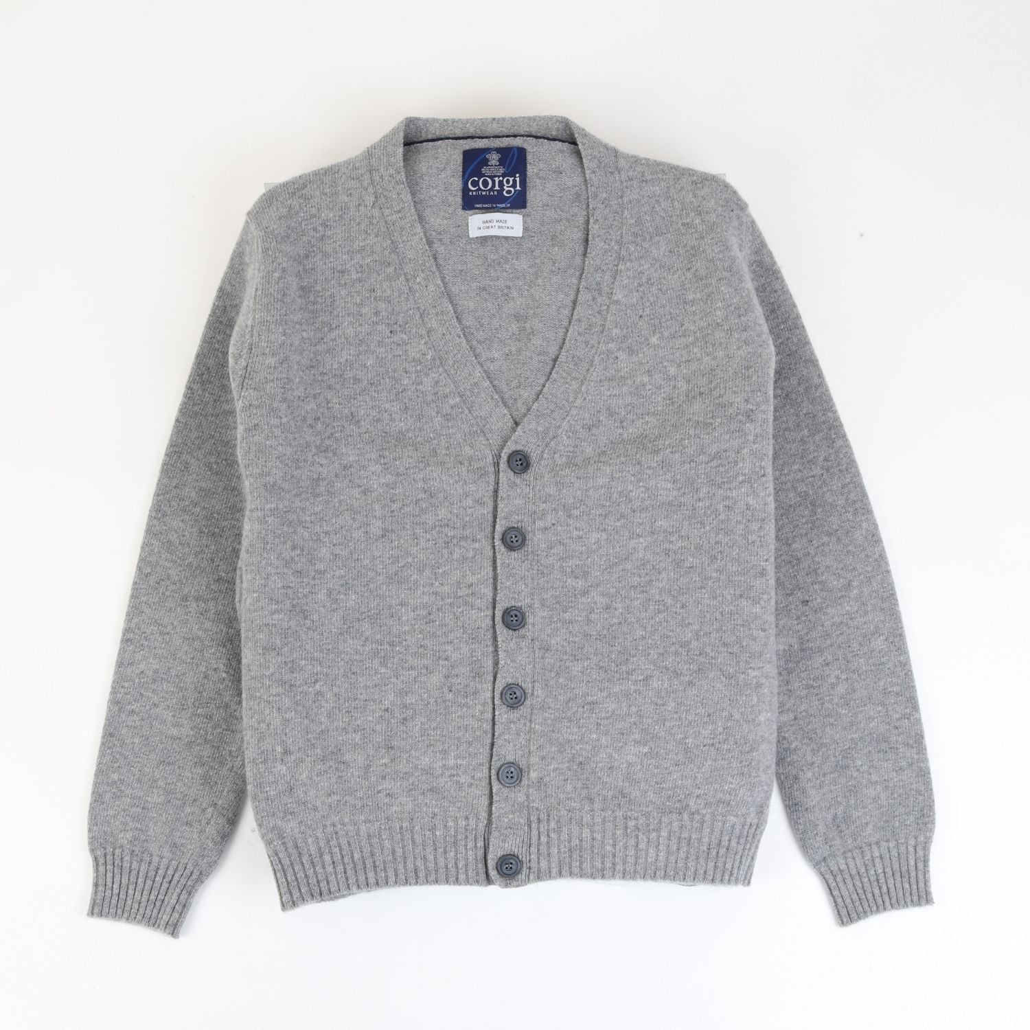 トップス corgi wool cardigan gray Corgi Knitwear | Made in Wales UK | Corgi Socks