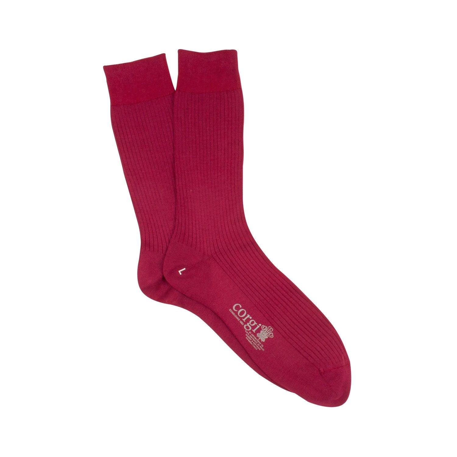 Men's Formal Dress Mercerised Cotton Socks - Corgi Socks