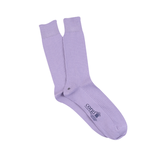 Men's Formal Rib Cotton Socks - Corgi Socks
