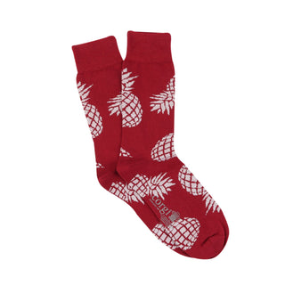 Men's Pineapple Cotton Socks - Corgi Socks
