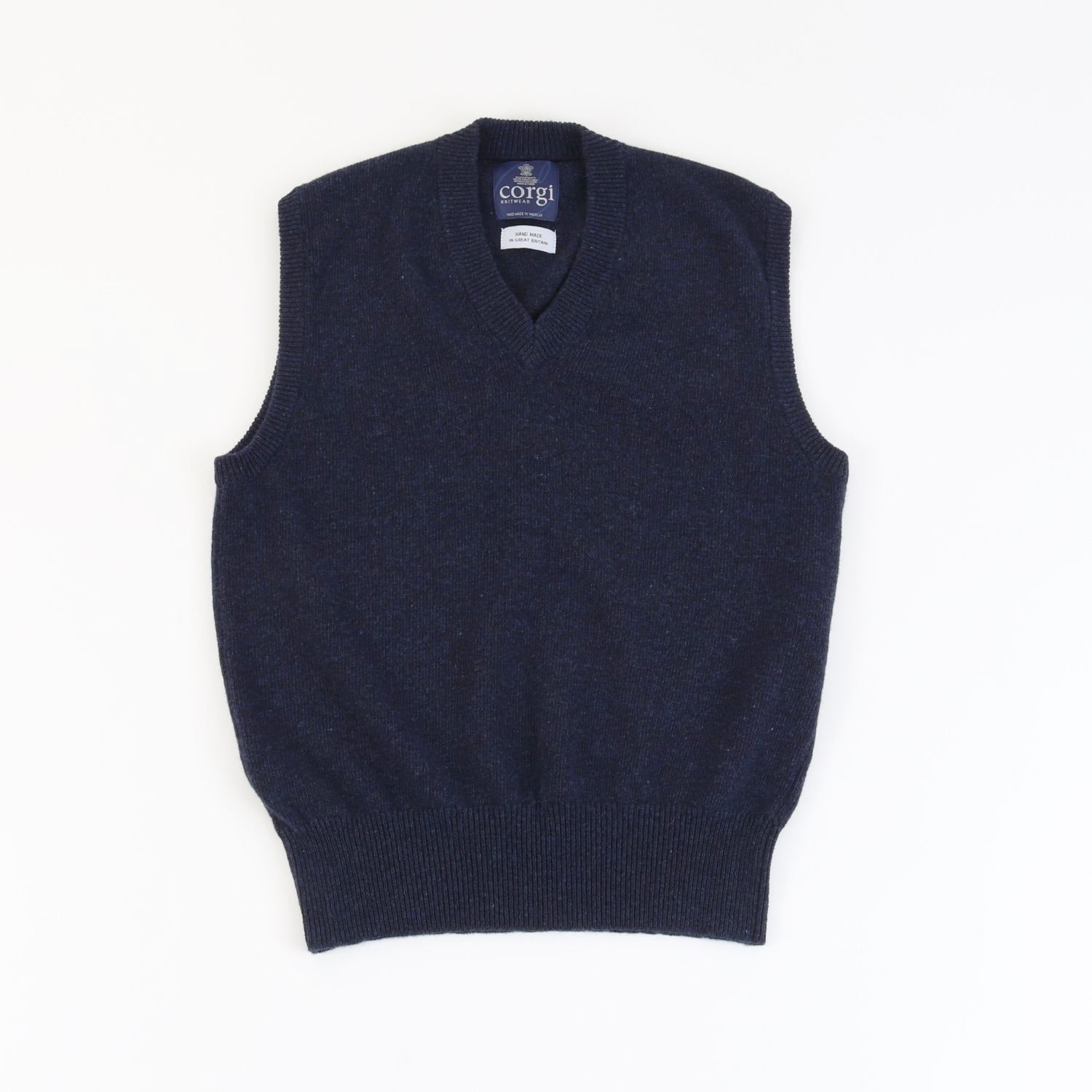 Men's V Neck Sleeveless Sweater | Corgi Socks