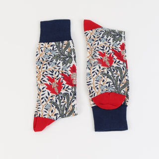Men's William Morris Borne 1905 Cotton Socks - Corgi Socks