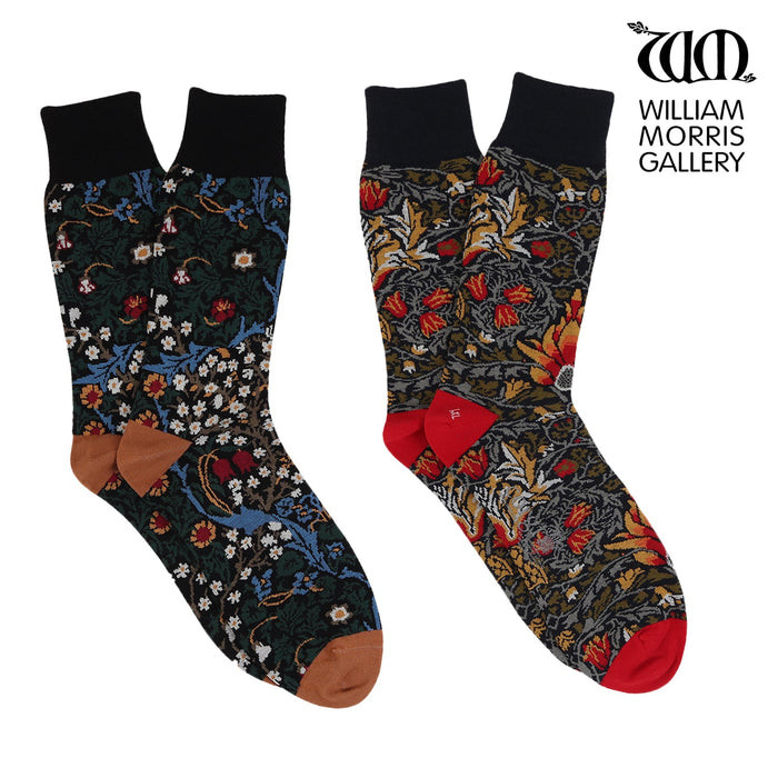 Men's William Morris Gallery 2-Pair Cotton Gift Box - Corgi Socks