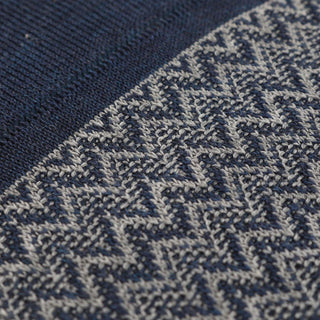 close up Mini Chevron Mercerised Cotton Invisible Sock pattern - Corgi Socks