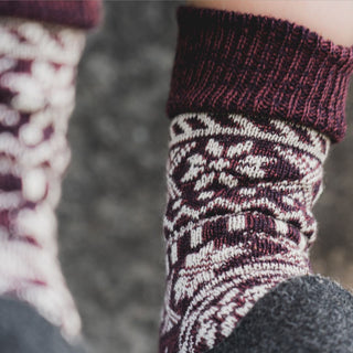 Women's Fair Isle Wool & Cotton Socks