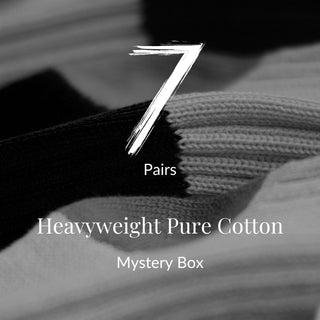 Men's Pure Cotton Socks-Mystery Box 7 Pairs