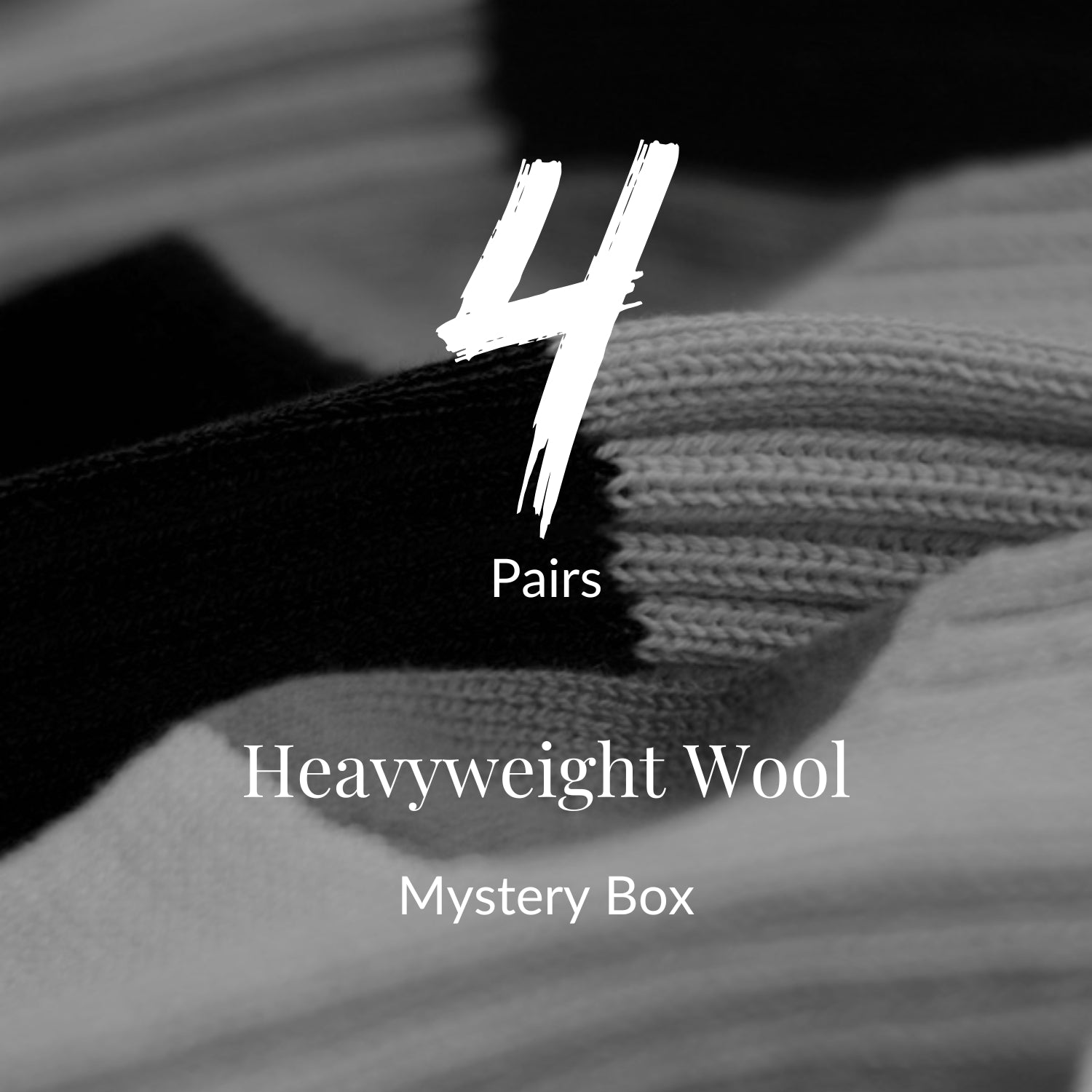 Men's Wool & Cotton Socks-Mystery Pack 4 Pairs