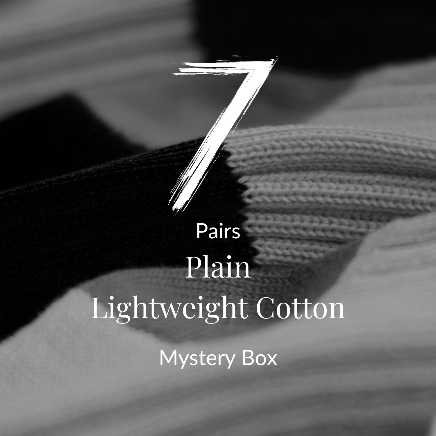 Men's Plain Cotton Socks-Mystery Pack 7 Pairs