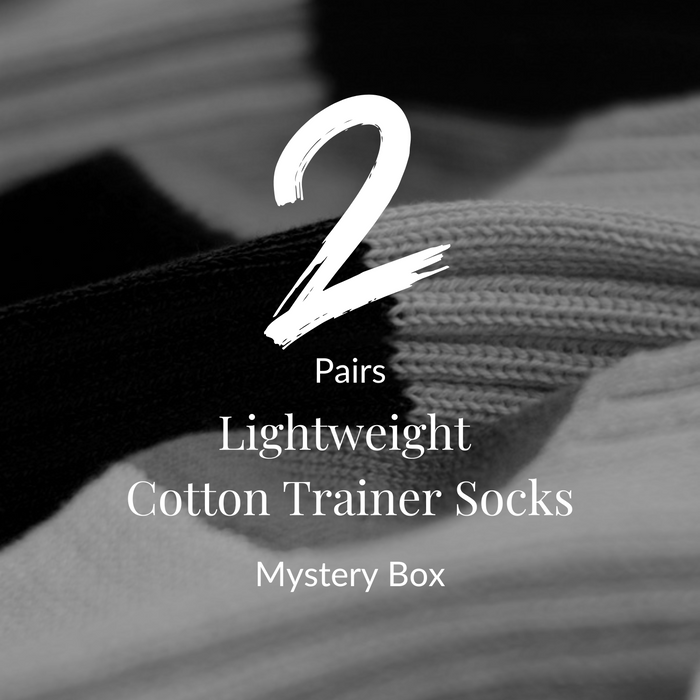 Women's Cotton Trainer Socks-Mystery Box 2 Pairs