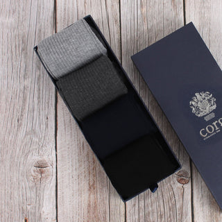 Men's 4-Pair Pembroke Cotton Socks