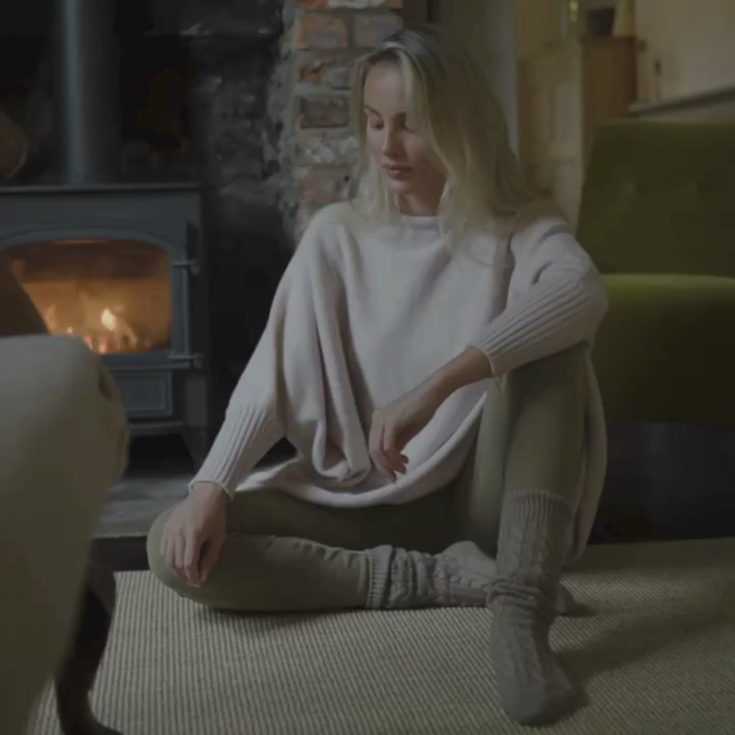 Women's Draped Sweater - Corgi Socks