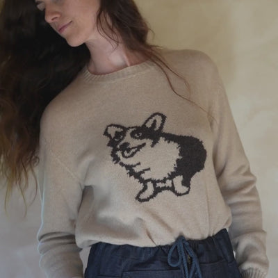 video of sweater being worn