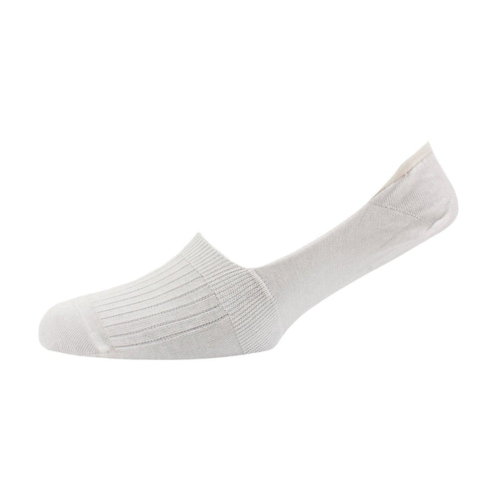Rib Mercerised Cotton Invisible Socks - Corgi Socks