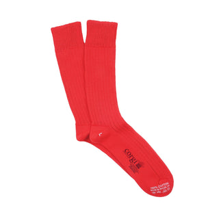 Rib Pure Cotton Socks - Corgi Socks