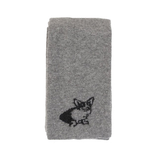 Unisex Corgi Dog Long Wool Scarf