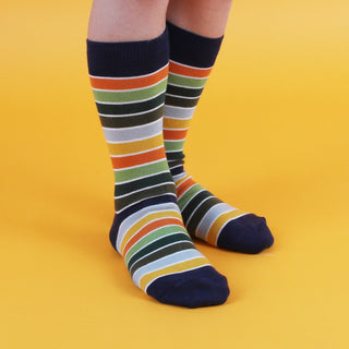 Kids Striped Cotton Socks