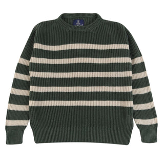 Striped Linen Sweater - Corgi Socks