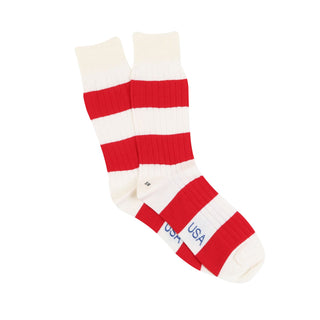 USA Stripe Cotton Socks - Corgi Socks