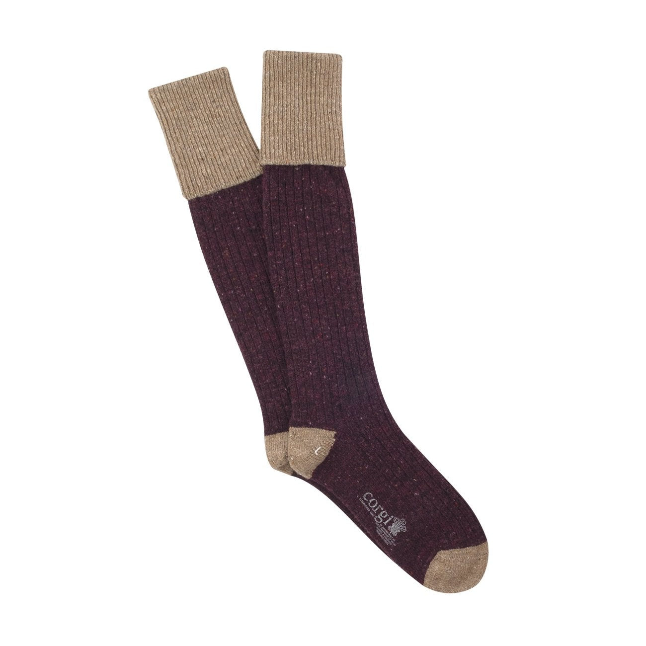 Welly Boot Donegal Wool Sock - Corgi Socks