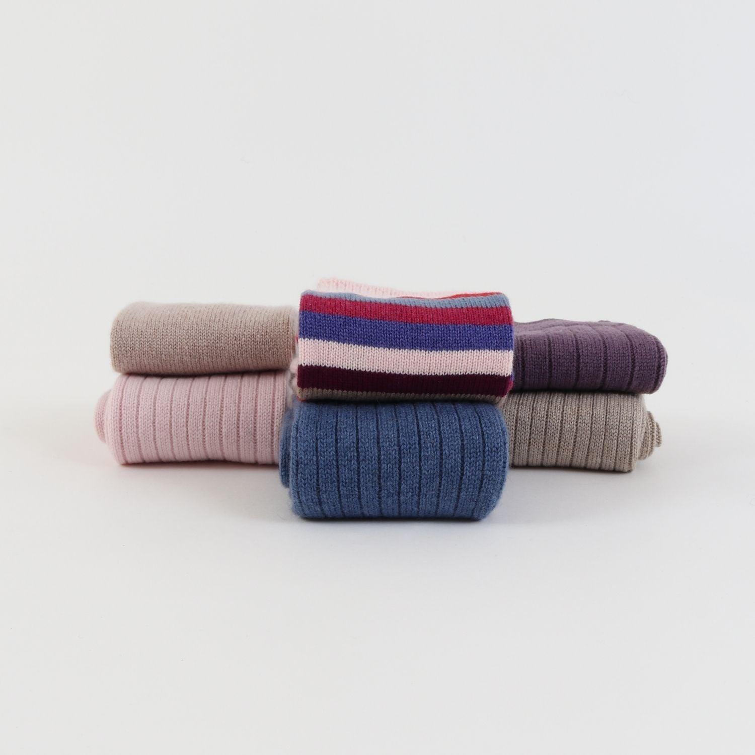 Women's Assorted 2-Pack Luxury Cashmere & Cotton Socks | Corgi Socks