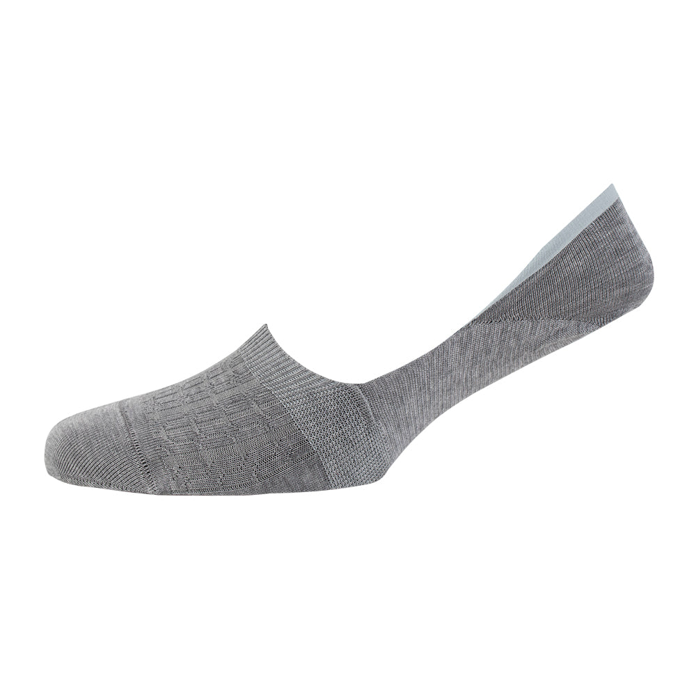 Women's Cable Mercerised Cotton Invisible Socks - Corgi Socks