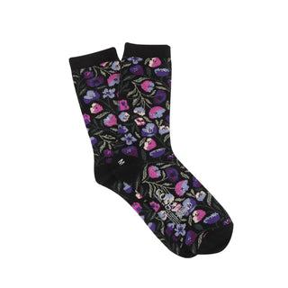 Women's Floral Cotton Socks - Corgi Socks