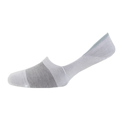 Women's Micro Stripe Mercerised Cotton Invisible Socks - Corgi Socks