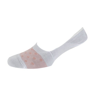 Women's Spotty Mercerised Cotton Invisible Socks - Corgi Socks