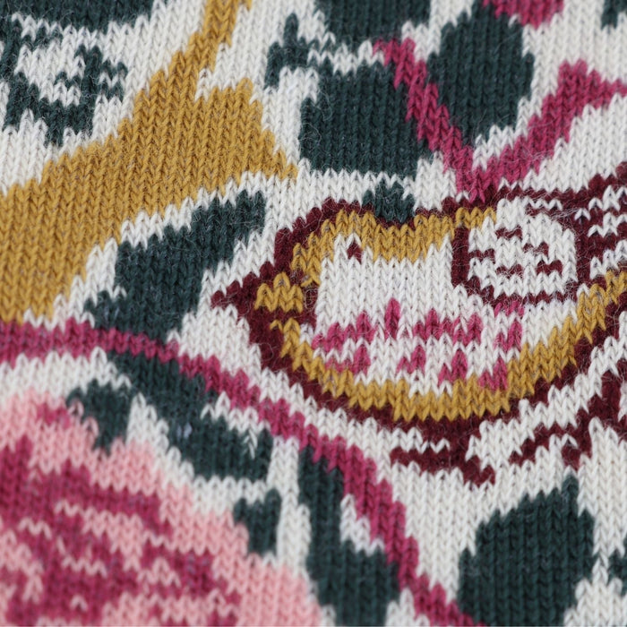 Women's William Morris Rose Printed Linen 1883 Cotton Socks - Corgi Socks