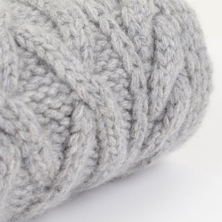 Chunky Cable Knit Cashmere Scarf