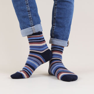 Irregular Stripe Pure Cotton Socks
