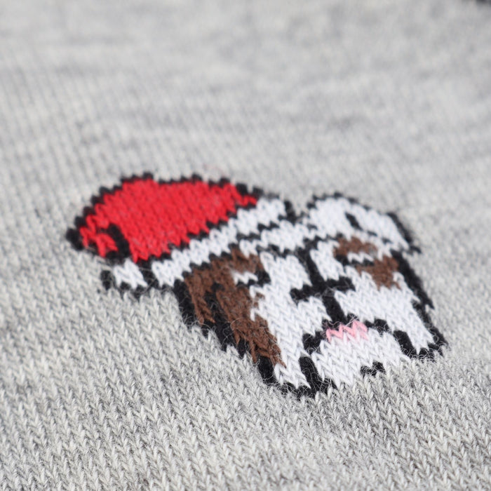 Men's Festive Bulldog Cotton Socks