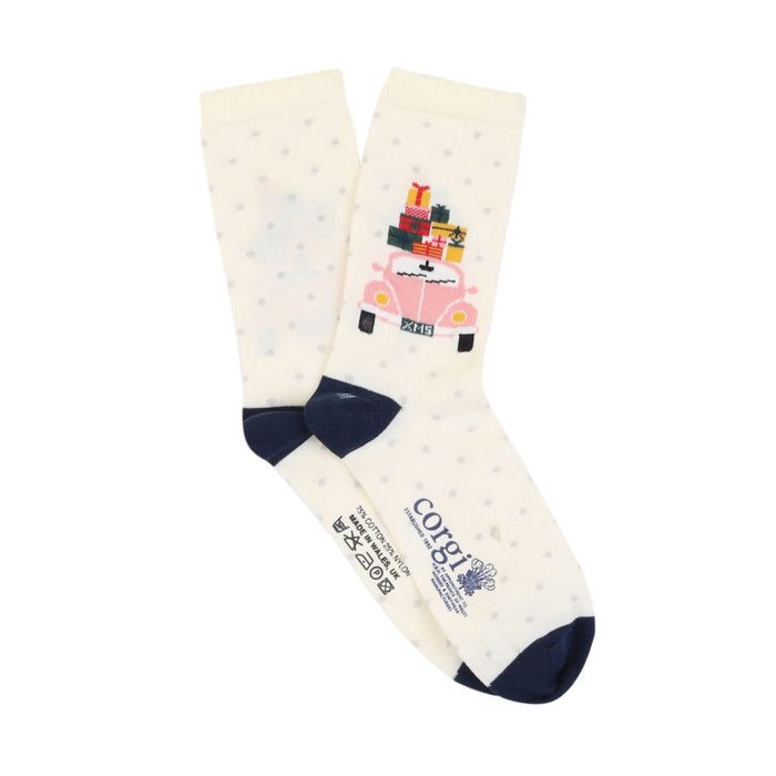 Women's Festive Car Cotton Socks